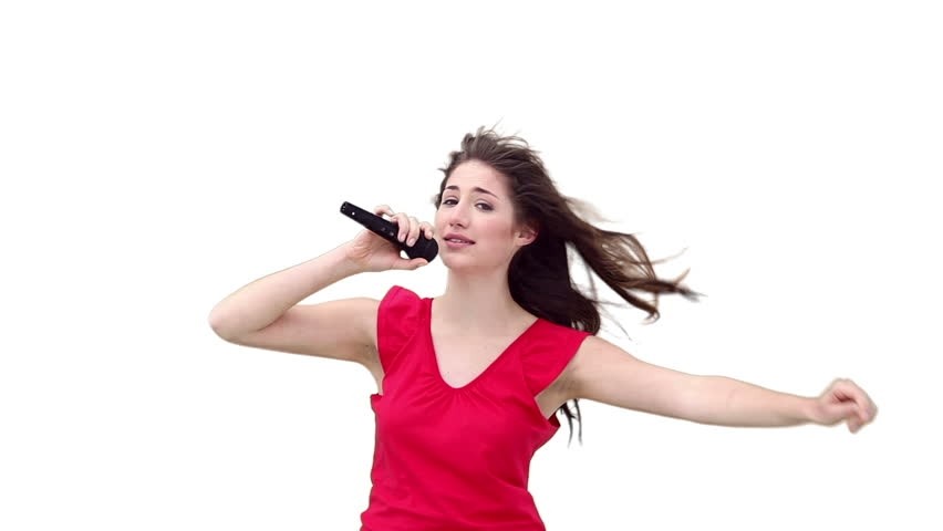 Woman singing